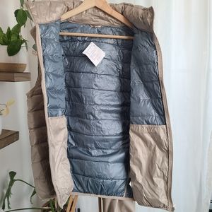 Brand new NWT men's premium packable down vest